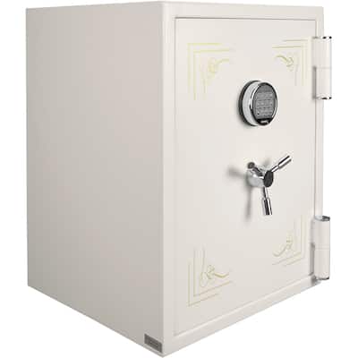 2.75 Cubic Ft Keypad Fireproof Jewelry Safe, White