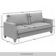 preview thumbnail 13 of 28, CraftPorch Luxury Velvet Upholstered Sofa