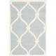 preview thumbnail 24 of 54, SAFAVIEH Handmade Cambridge Sinda Modern Moroccan Wool Rug 2' x 3' - Blue/Ivory - Rectangle