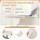preview thumbnail 3 of 5, 3 in 1 Wooden Convertible Baby High Chair w/Booster & Removable Tray, Adjustable Legs, 5-Point Harness, PU Cushion & Footrest