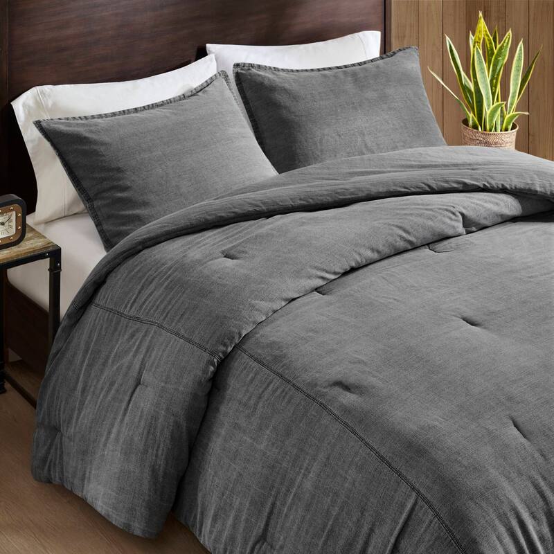 GDF Studio - Haven Twill Washed Cotton Comforter Set
