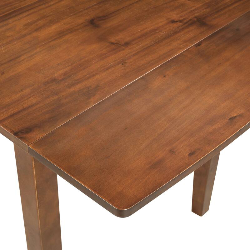 Wood Drop Leaf Breakfast Nook Dining Set (Set of 3)