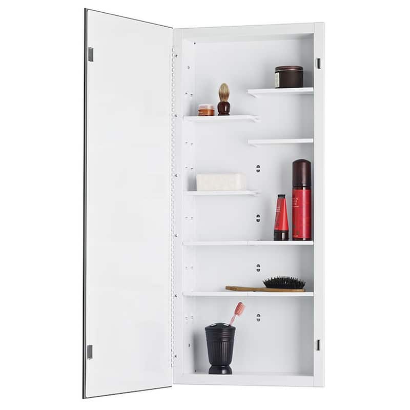 Rangaire Focus 16" x 36" Single Door Medicine Cabinet - White