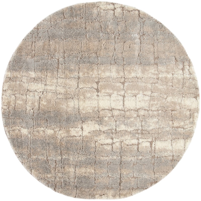 Nourison Luxurious Shag Ultra Plush Glam Abstract Area Rug