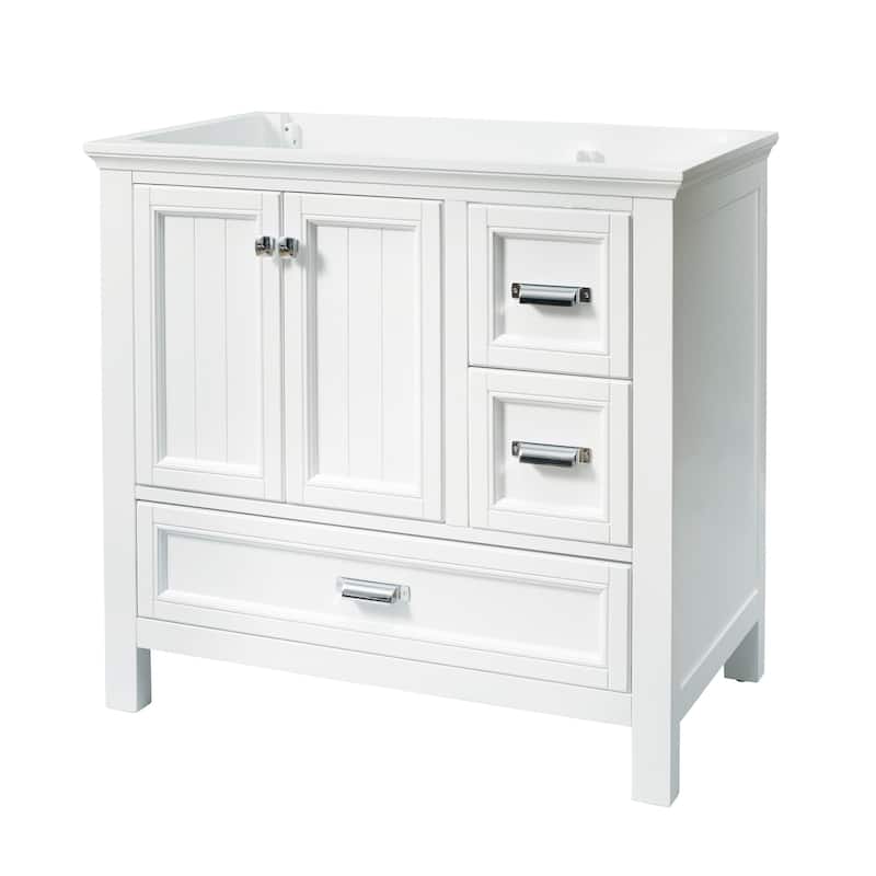 CRAFT + MAIN BAVT3722D-QCB Brantley 36" Free Standing Single Basin