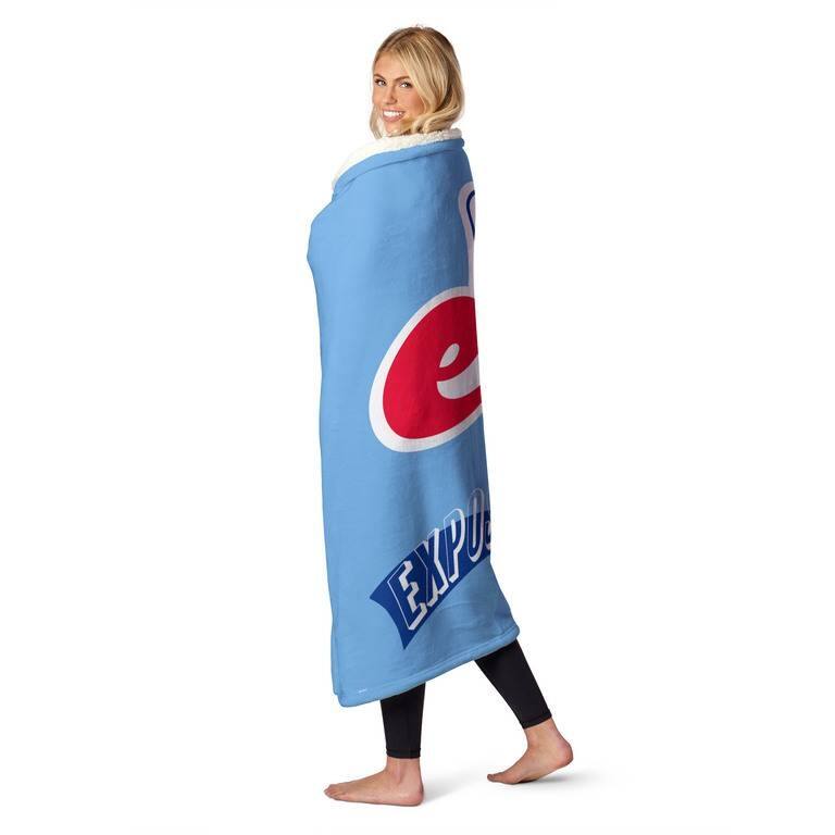 MLB CC Throwback Silk Touch Sherpa Throw Blanket