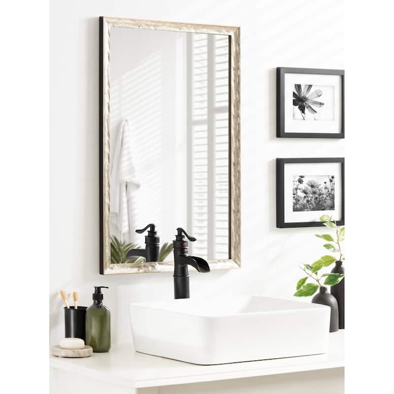 Kate and Laurel Illiona Rectangle Wall Mirror