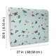 preview thumbnail 6 of 5, Rifle Paper Co. Butterfly House Light Blue Peel and Stick Wallpaper