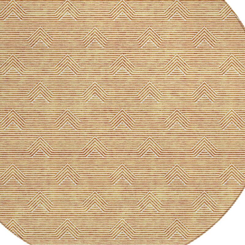 HomeRoots Geometric Transitional Rectangle Outdoor Rug