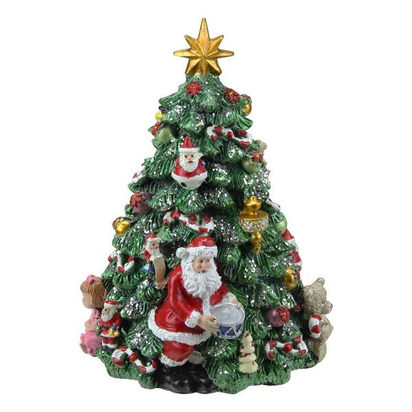 Shop 6 25 Musical Rotating Christmas Tree Music Box Overstock