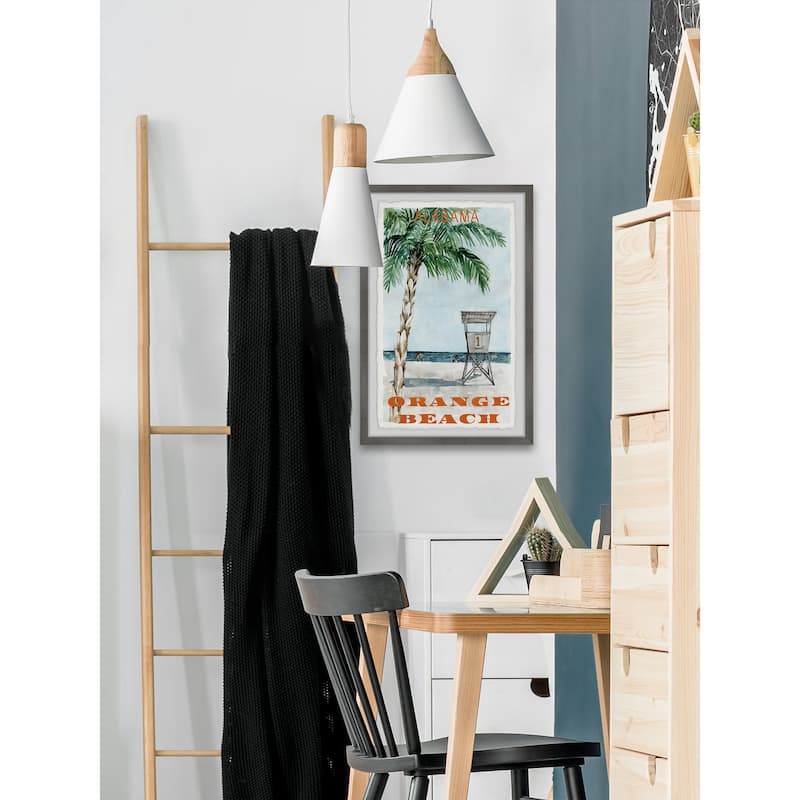'Orange Beach Alabama' Framed Painting Print