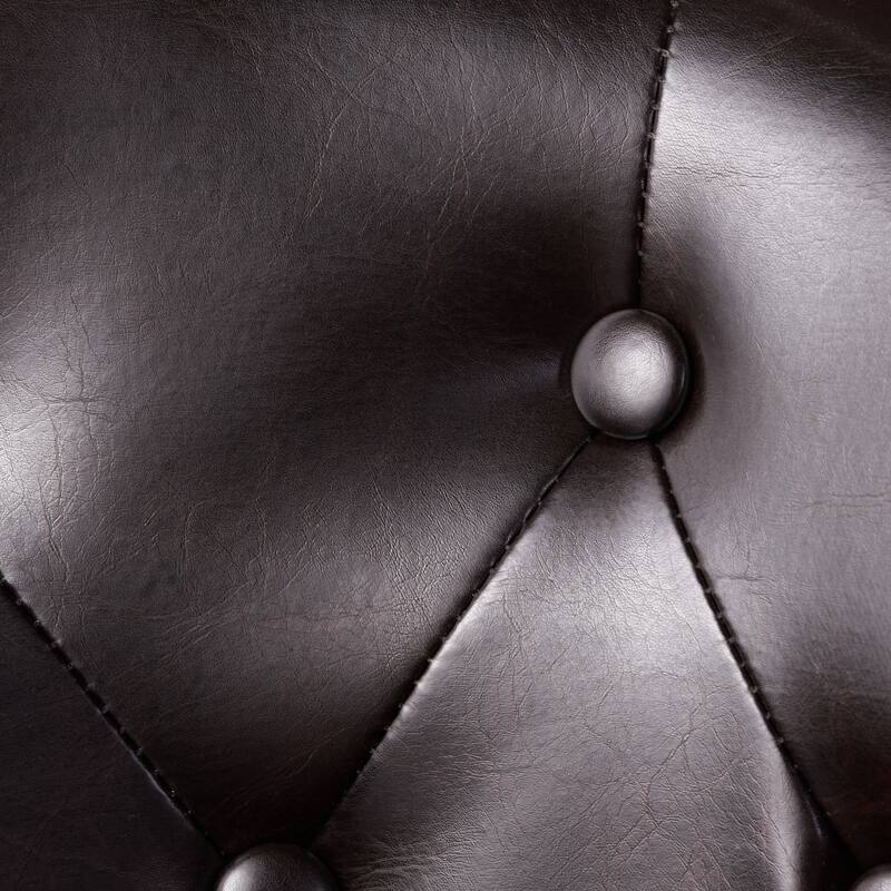 360 Degree Swivel Bar Stool with Stunning Nailhead Trim, Set of 2