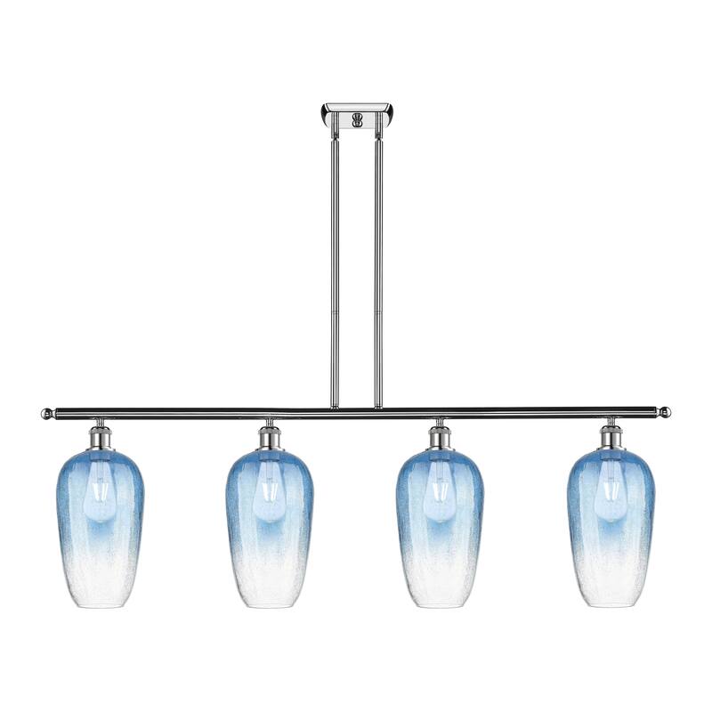 Innovations Lighting Endless Possibilities Ballston - Brookhaven Flute - 4 Light 48" Stem Hung Island Light