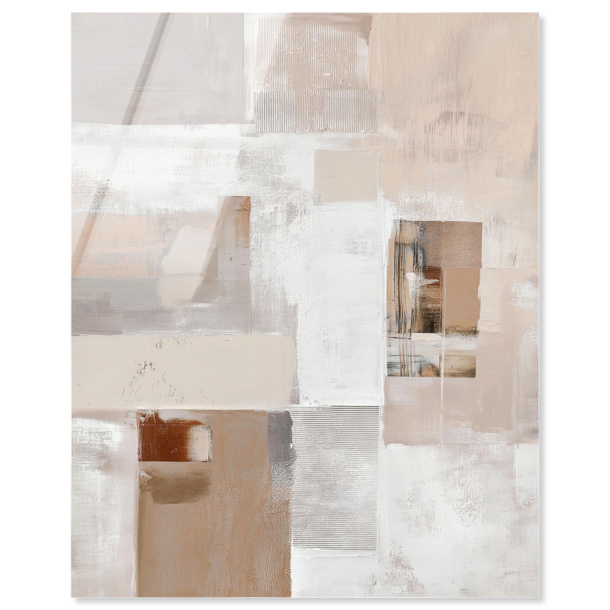 Rustic Layers II Boho Art Acrylic Print by Art Remedy