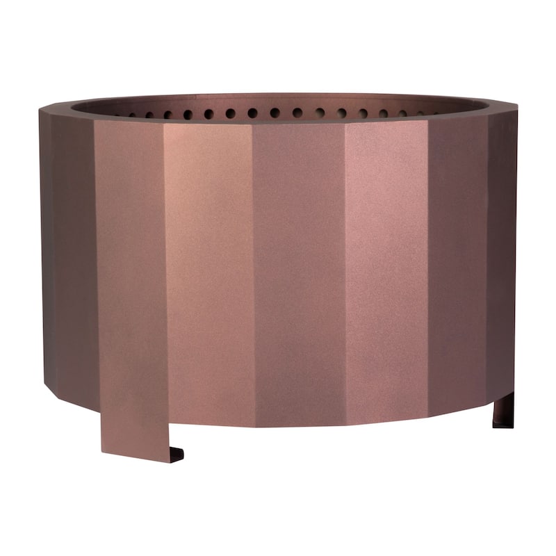 Commercial Grade 27" Outdoor Smokeless Wood Burning Portable Fire Pit - 27"D x 27"W x 17.75"H
