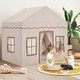 preview thumbnail 28 of 28, EROMMY Kids Tent Playhouse with LED Star Lights and Padded Mat, Large Indoor Toddler Tent for Boys and Girls.