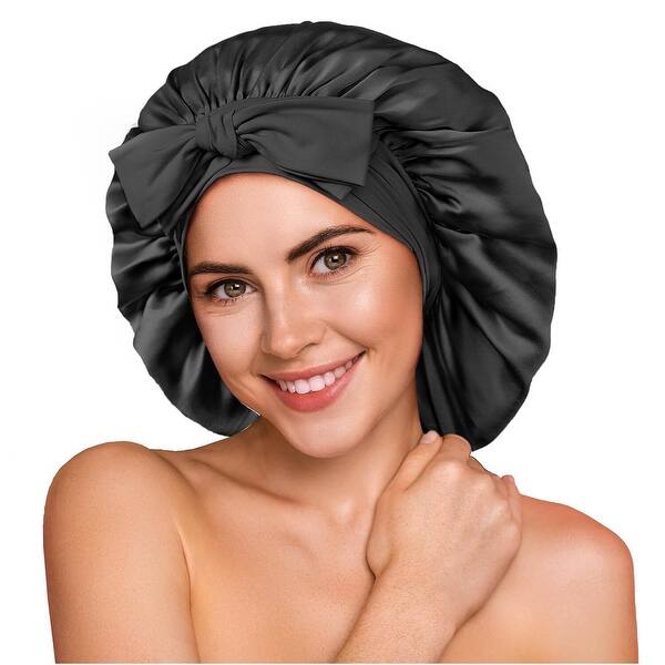 22 Momme Mulberry Silk Bonnet for Sleeping Women Larger  display picture 1