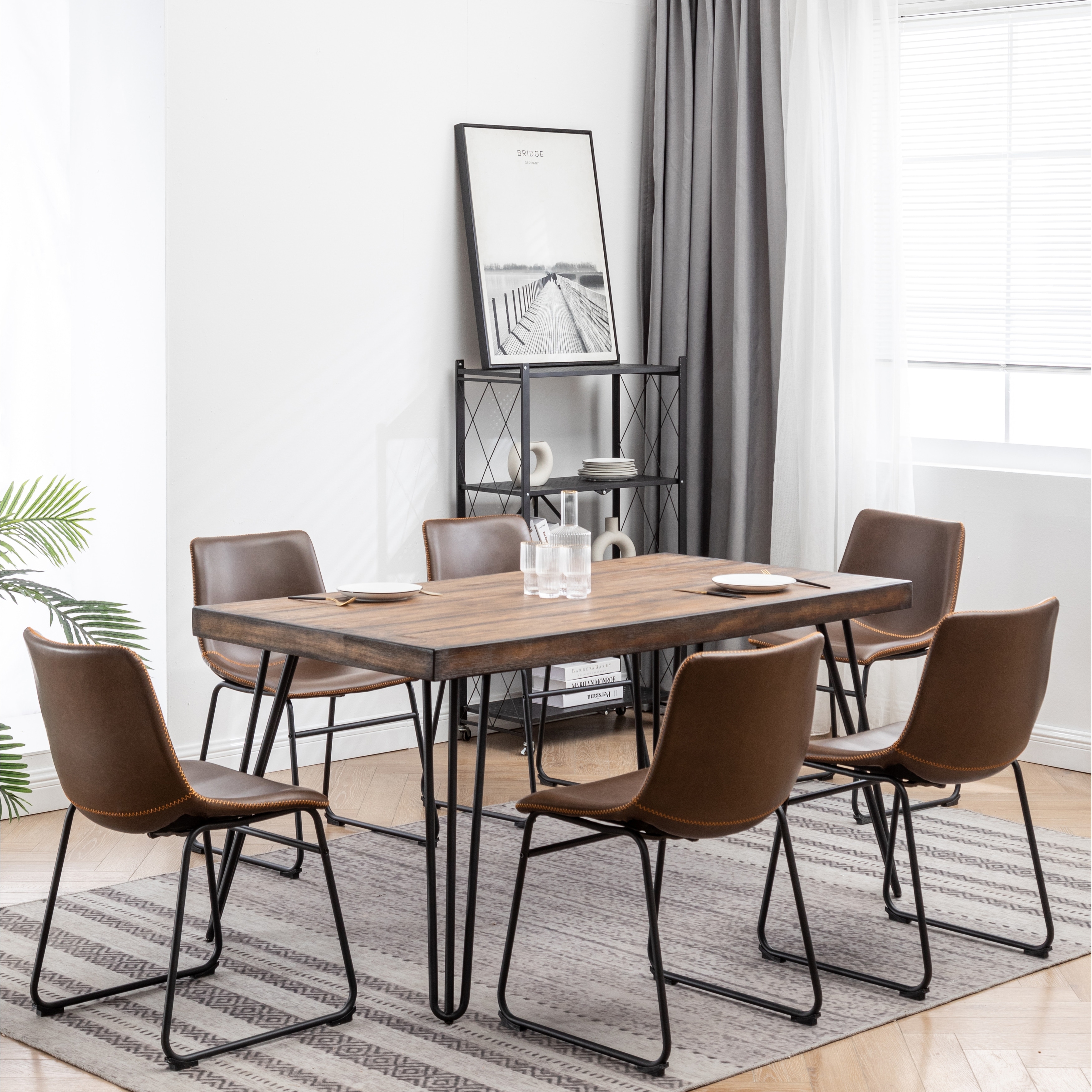 7 Piece Sets Industrial Dining Sets Bed Bath Beyond