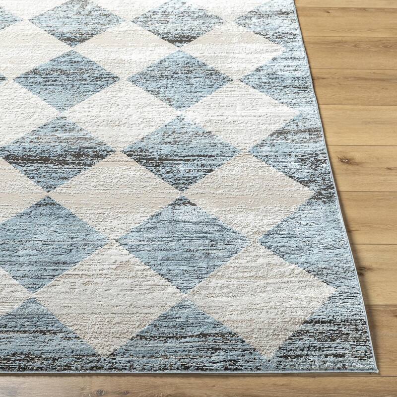 Livabliss Allegro Modern Diamond Area Rug
