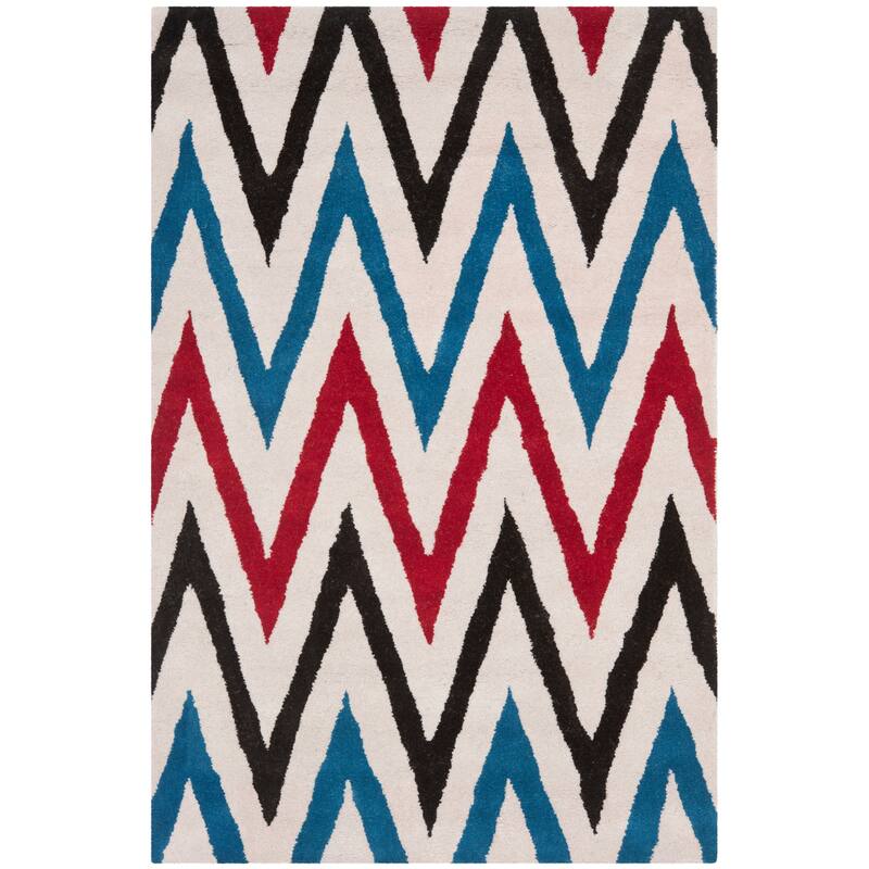 SAFAVIEH Handmade Chatham Klasina Modern Moroccan Wool Rug