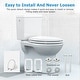 preview thumbnail 4 of 17, 2 in 1 Toilet Seat for Toddlers and Adults with Built-in Potty Training Seat