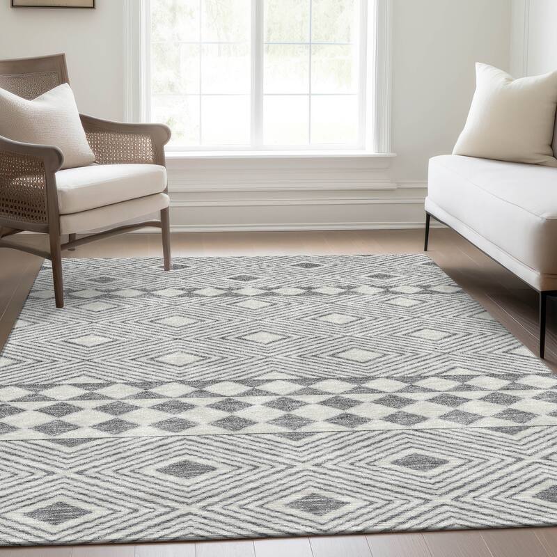 Premium Washable Super Soft Geo Prints Mayfield Rug