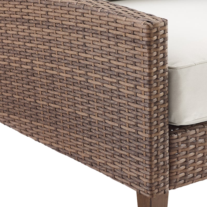 Crosley Capella 2Pc Outdoor Wicker Chair Set - 29.5"x28.25"x33"