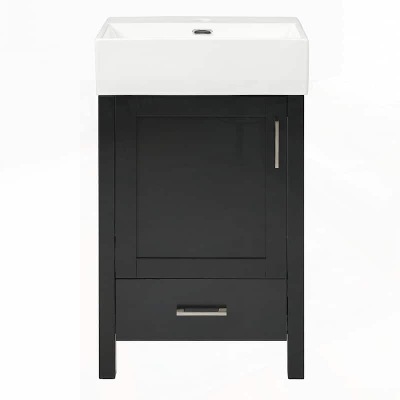 Bathroom Vanity with Ceramic Sink