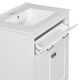 preview thumbnail 10 of 12, 30-Inch Bathroom Vanity with Ceramic Sink, Modern Green Single Bathroom Cabinet