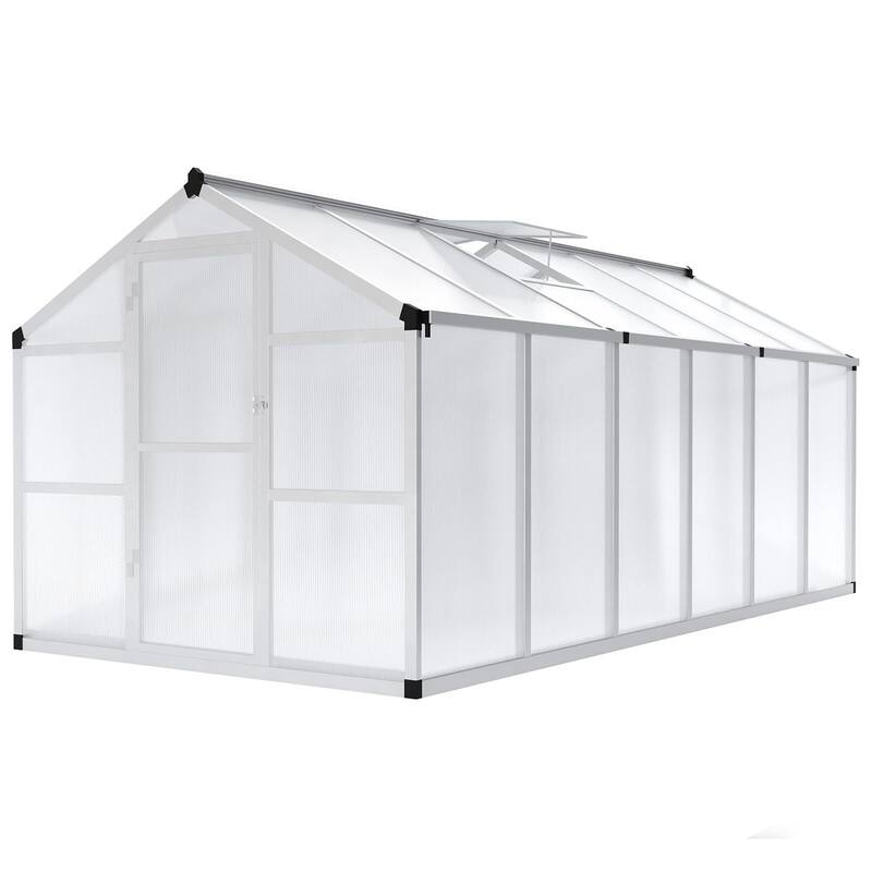 8x12 Ft Greenhouse for Outdoors,Large Walk-in Greenhouse