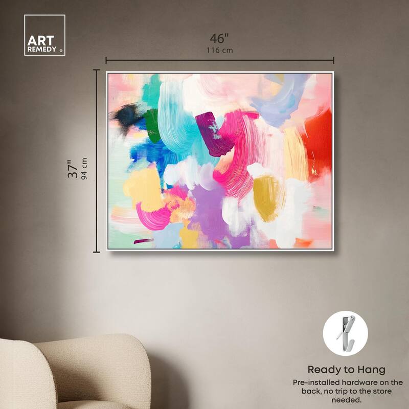 Pigment Play II Canvas by Art Remedy