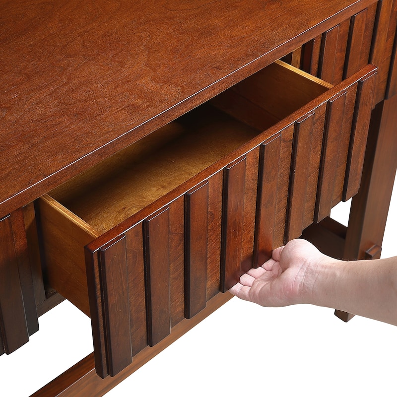 52 inch Sofa Table with Storage Drawers