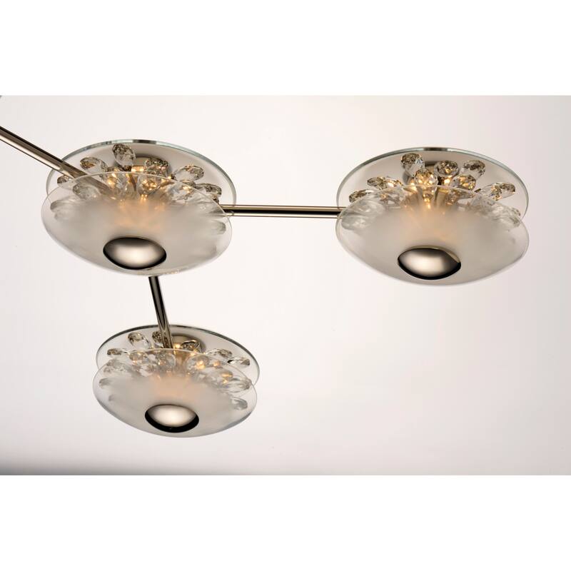 Studio M SM23877 Peony 7 Light 50" Wide LED Abstract Multi Light