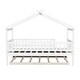 preview thumbnail 11 of 81, Wooden House Bed Frame with Trundle Bed