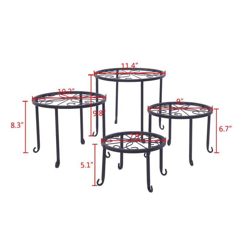 4 Metal Plant Stand