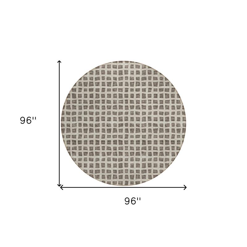 HomeRoots Geometric Transitional Rectangle Outdoor Rug
