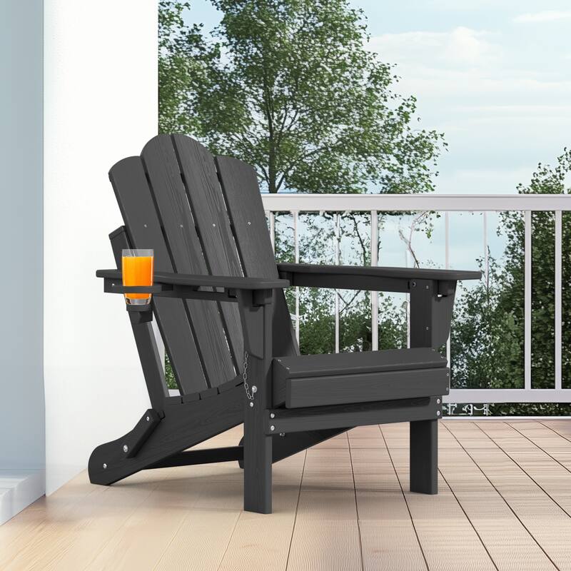 HDPE Plastic Outdoor/Indoor Adjustable Folding Adirondack Chair
