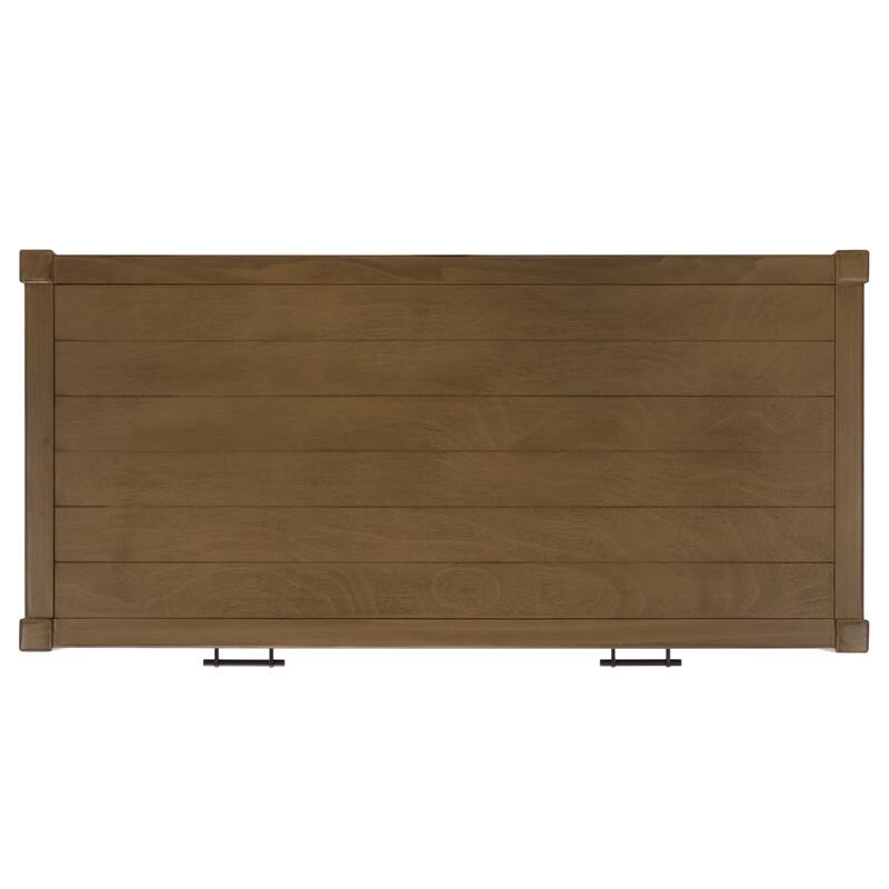 SAFAVIEH Zennure White Washed Grey Writing Desk