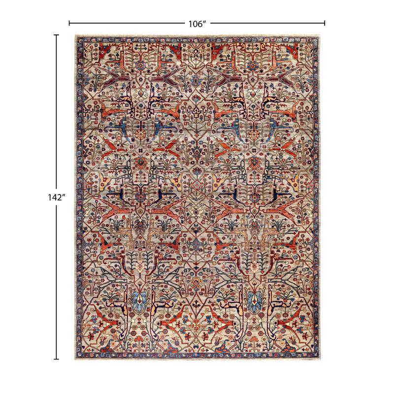 Serapi One-of-a-Kind Hand-Knotted Area Rug - Beige - 8' 10" x 11' 10"