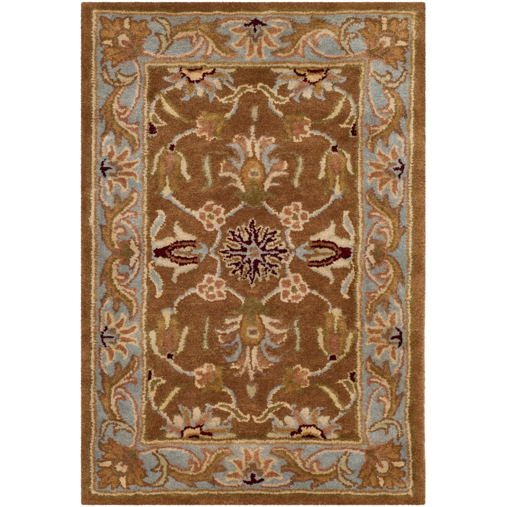 SAFAVIEH Handmade Heritage Full Bloom Traditional Oriental Wool Rug