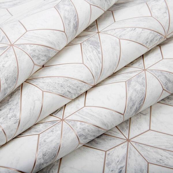 Shop Graham And Brown 103856 Geometric Lattice Marble Non Pasted