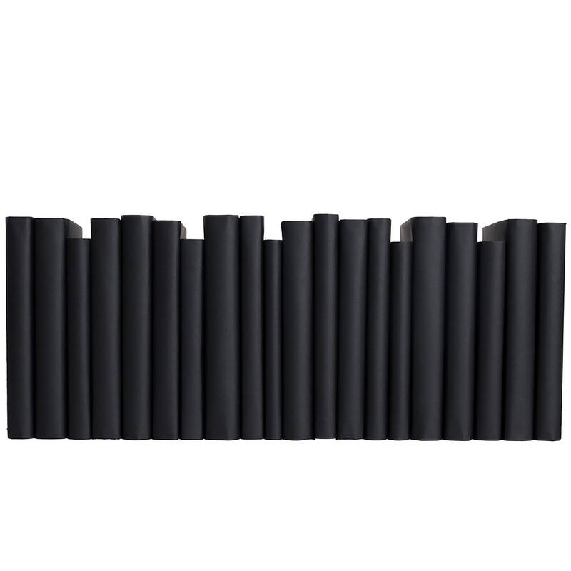 Books Black Decorative Accessories: Onyx Wrapped Color By The Foot