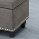 preview thumbnail 14 of 14, Caren Traditional Storage Ottoman by Christopher Knight Home