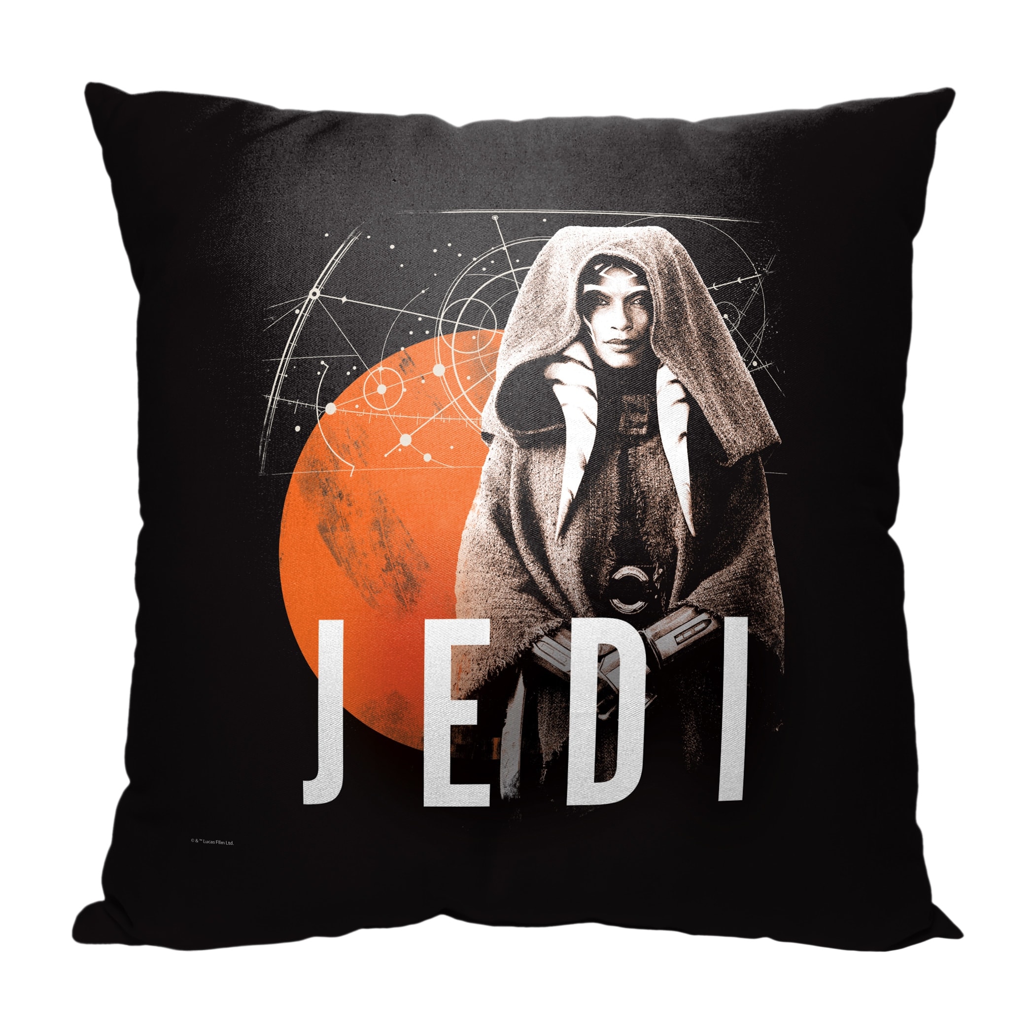 Star Wars Ahsoka Former Jedi Knight Printed Throw Pillow - Bed Bath &  Beyond - 39006455