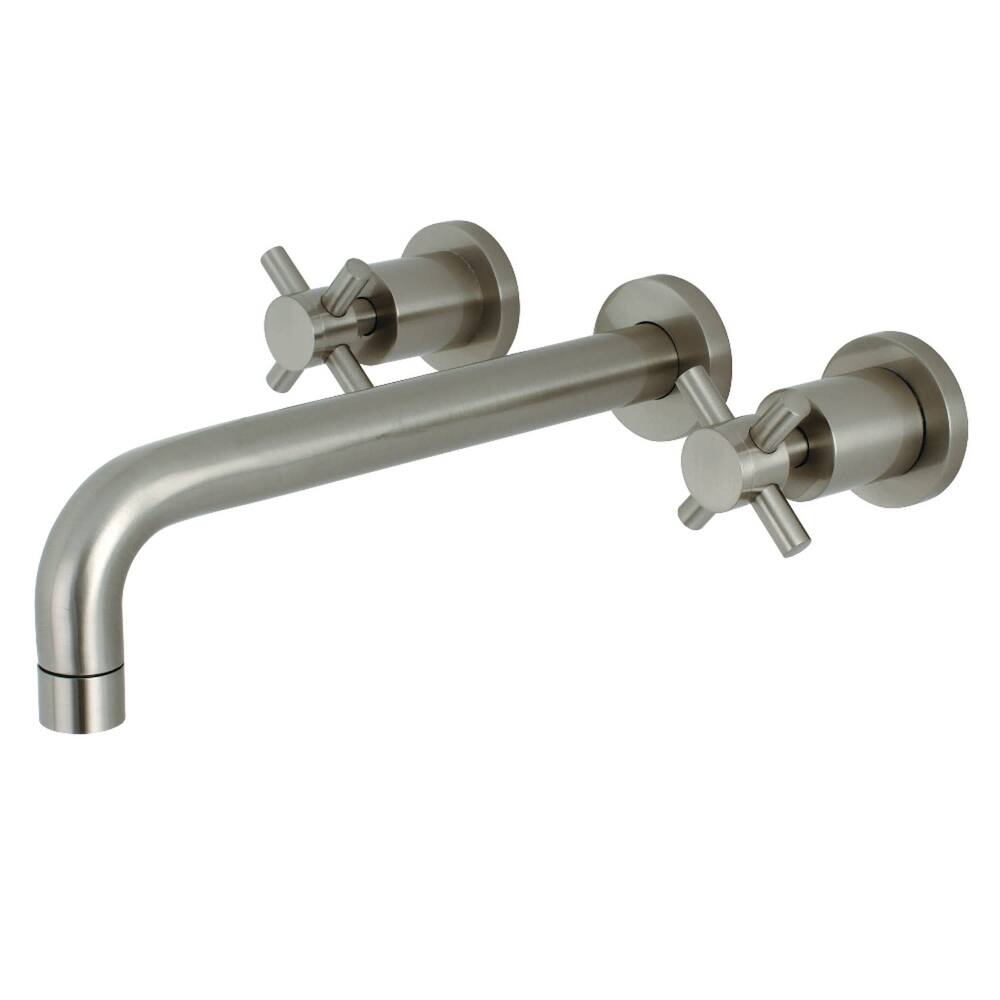 Kingston Brass Concord Wall Mounted Roman Tub Filler with Cross