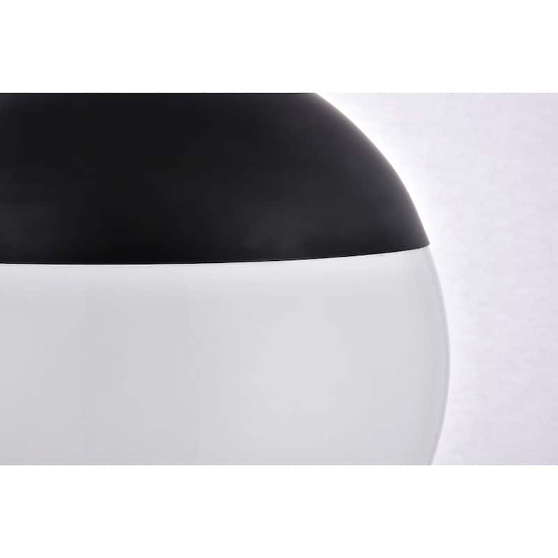 1-Light Pendant with 14 inch Frosted White Glass