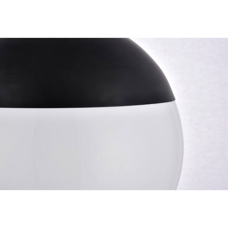 Frosted White Glass 1-light Pendant