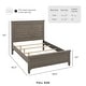 preview thumbnail 7 of 11, Furniture of America Lanister Wood Wire-Brushed Warm Grey Kids Panel Bed with Trundle