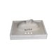 preview thumbnail 10 of 29, Fine Fixtures White Cultured Marble Top With Integrated Sink, 4" Backsplash and Overflow Included.