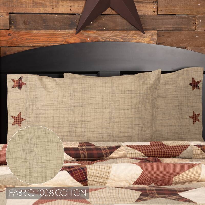 Abilene Star Pillow Case Set